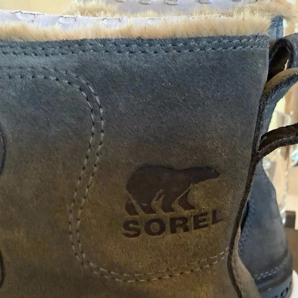 Sorel Women’s Gray Explorer II Joan Waterproof Boot Size 8 - Picture 6 of 16